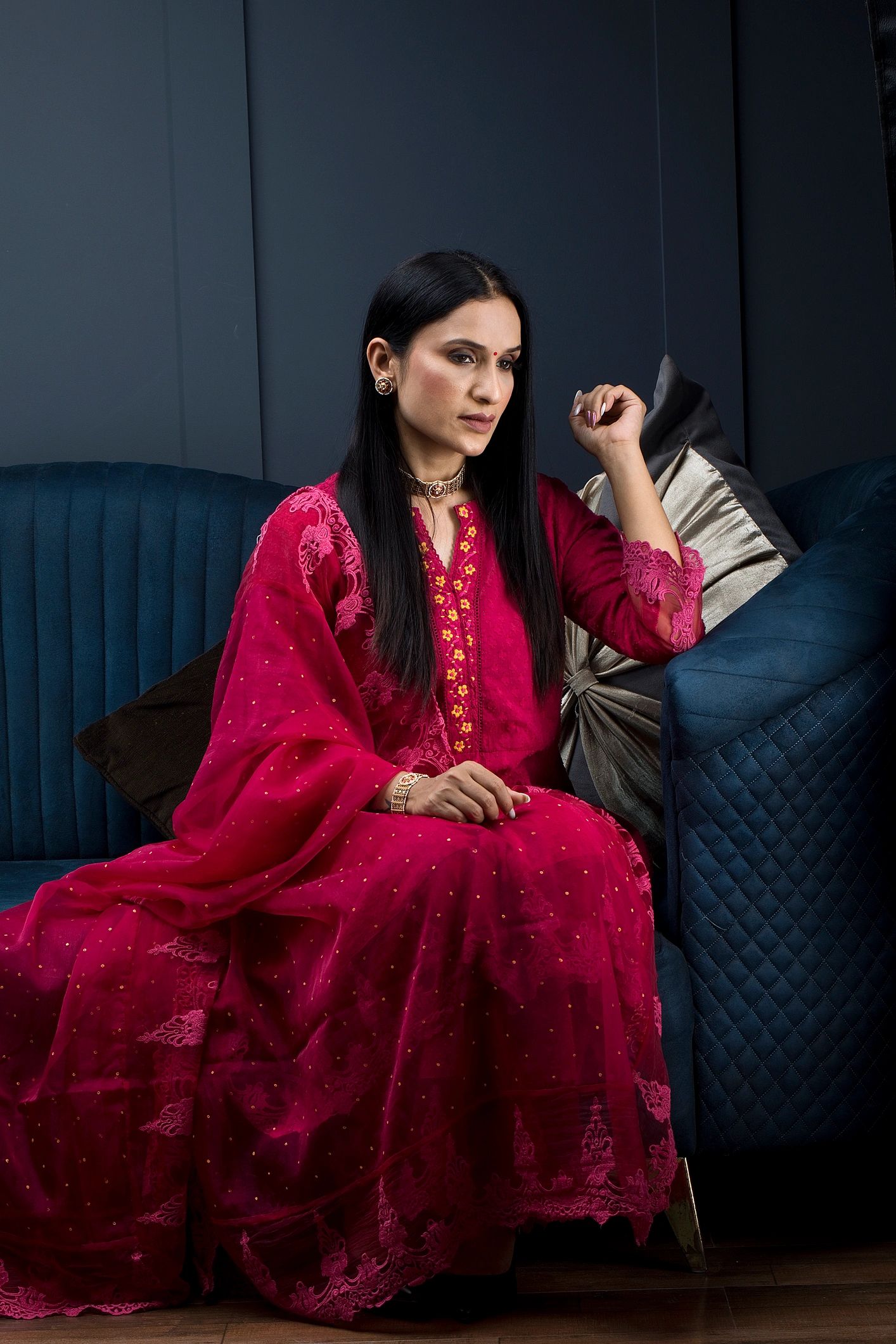 ladies suit fabric cotton silk