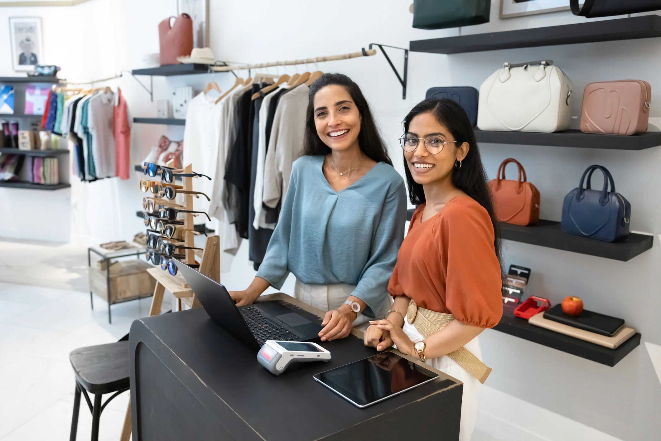 female textile entrepreneur team